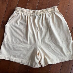 Hunt Club Men's Light Yellow Soft Shorts Medium
